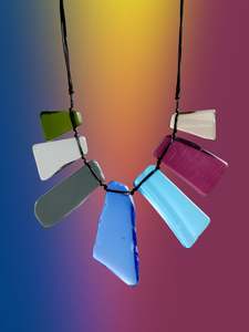 Large Dramatic Rays of Light in Cool Colours