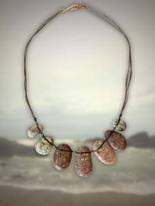 Aotearoa: Gem Stone Necklace Pinks