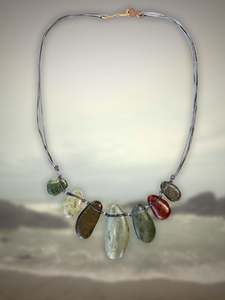 Gem Stone Necklace Colourful