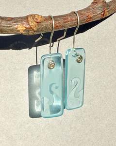 Hei Matau Signature Earrings in Bombay Blue