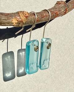 All Earrings: Heart Signature Earrings in Bombay Blue