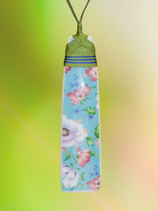 Floral Ceramic Pendant