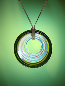 Green and Bombay Blue Three Rings