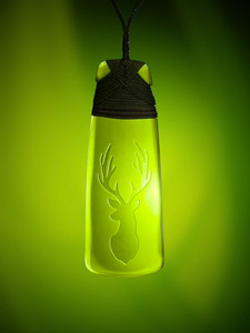 Stag Head Pendant with Binding