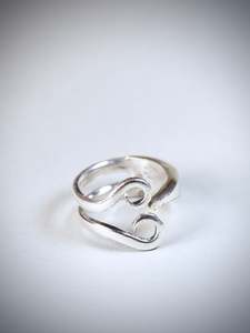 All Metal Jewellery: Swirled Ring, Small