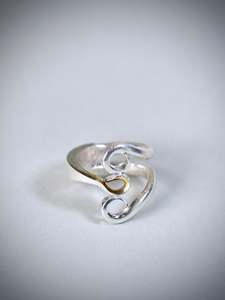 Silverware Rings: Swirled Ring, Small