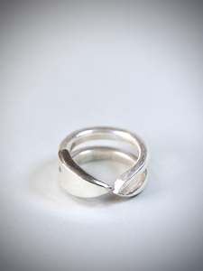 Silverware Rings: Fork Tine Ring, Medium