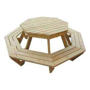 Adults: The Weekender - Adults Octagonal / Round BBQ Table - 8 Seats