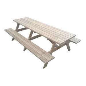 Adults: Kiwi Classic - 2.4m Long - Adults Traditional Picnic Table / Classic BBQ Table