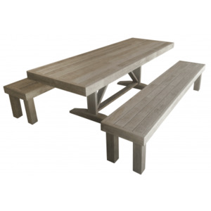 Adults: Formal Table & Benches (SUIT: LONG SKINNY AREA)