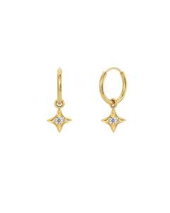 Edblad Jewellery: Edblad - Stellar Hoops Gold