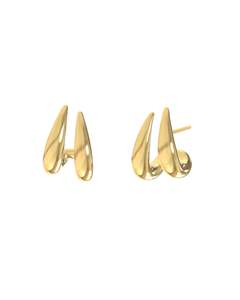 Edblad Jewellery: Edblad - Spire Hoops Large Gold