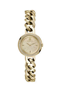 Furla - Chain Crystal Gold Watch