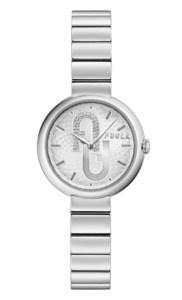 Furla: Furla - Cosy Silver Crystal Bracelet Watch