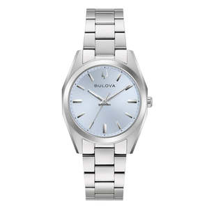 Bulova - Surveyor Quartz 31 mm Light Blue Stainless Steel Bracelet