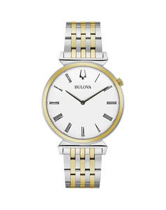 Bulova - Regatta White Dial Stainless Steel Men's Watch