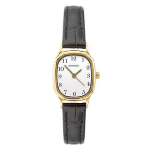 Sekonda: Sekonda - Women's Gold, Black & White Watch