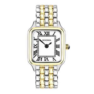 Sekonda: Sekonda - Monica Silver & Gold Watch
