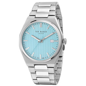 Ted Baker: Ted Baker - Barteen Blue Dial Silver Link Watch