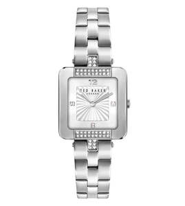 Ted Baker: Ted Baker - Mayse Silver Crystal Watch