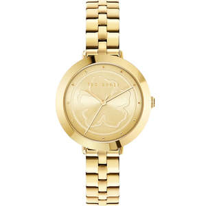 Ted Baker: Ted Baker - Ammiee Gold Magnolia Dial Bracelet Watch