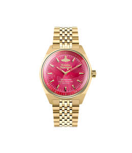 Vivienne Westwood: Vivienne Westwood - Lady Sydenham Gold & Pink Watch