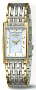 Boccia: Boccia - Pure Titanium Two Tone Watch