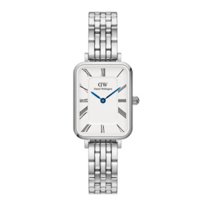 Daniel Wellington - Quadro Roman Numerals 5 Link Silver Watch