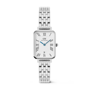 Daniel Wellington - Quadro Roman Numerals Date 5-link Silver