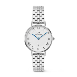 Daniel Wellington - Petite Roman Numerals Date 5-link Silver