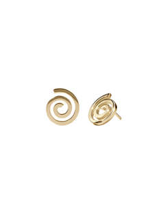 Meadowlark - Spiral Studs Gold Plated