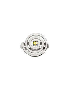 Clearance Jewellery: Meadowlark - Spiral Ring Set Sterling Silver Peridot