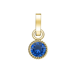 Rosefield Jewellery: Rosefield Jewellery - September Birthstone Charm Gold