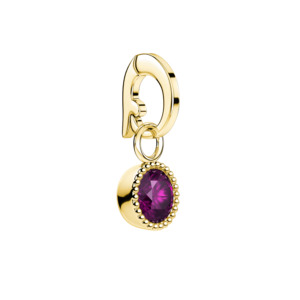 Rosefield Jewellery: Rosefield Jewellery - Feburary Birthsrone Charm Gold