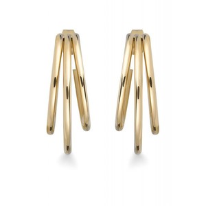 Rosefield Jewellery - Triple Hoop Earrings Gold