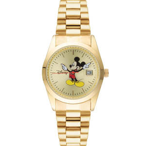 Disney -  Mickey Mouse Gold Tone Watch