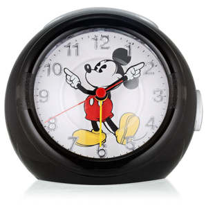 Disney - Mickey Mouse Alarm Clock - Black