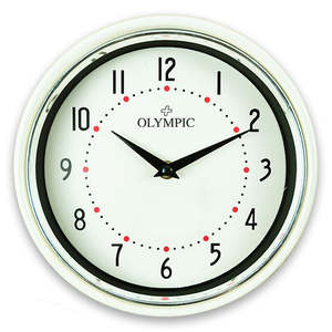 Olympic - Harriet Clock 24cm Cream