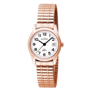 Olympic Watches Clocks: Olympic - Rose Gold Expandable Watch