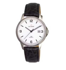 Olympic Watches Clocks: Olympic - Titanium White Dial Watch