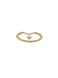 Our Biggest Karen Walker Sale Ever: Karen Walker Vermeer Ring - 9ct Gold, Pearl