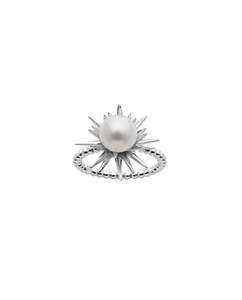 Our Biggest Karen Walker Sale Ever: Karen Walker Forbidden Ring - Silver, Pearl