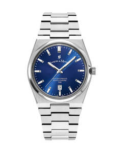 Jacques Du Manoir - Horizon Gents Blue Dial Silver Watch