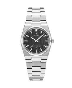 Jacques Du Manoir: Jacques Du Manoir - Horizon Ladies Watch Silver & Black