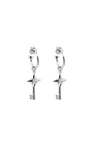 Stolen Girlfriends Acessories Sale: Stolen Girlfriends Club - Love Key Anchor Earrings