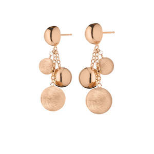 Diva - Luce earrings sterling silver rose gold plated