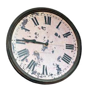 Round Roman Numeral Clock