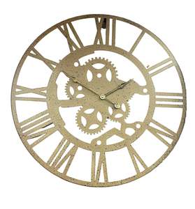 Clocks: Iron Frame Wall Clock - Medium