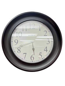 Clocks: Howard Miller - Black Bezel Wall Clock