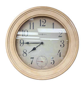 Clocks: Howard Miller - Wall Clock Bone Colour